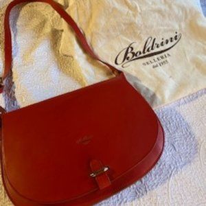 Boldrini Italian Red Shoulder Bag